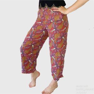 LOFT Ann Taylor Floral Print Pant Size 6